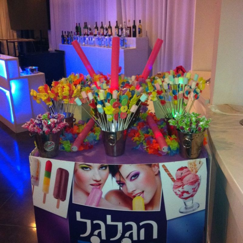 בר אופן - מתוקים על גלגלים עם מגוון ממתקים וסוכריות